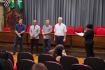 Entregas das homenagens aconteceu na manhã desta segunda-feira (19), no Salão Nobre da Câmara