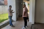 Vereador Acácio Godoy, em visita ao prédio onde vai funcionar a creche do bairro Tatuapé