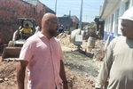 Acácio Godoy faz visita técnica em obra no PSF do bairro Tatuapé II