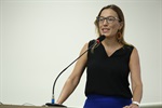 Elisangela Pauli Tibet, Presidente do Conselho da Mulher de Piracicaba, discursou na tribuna popular da 11ª Reunião Ordinária, na noite desta segunda (11)