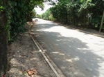 Área pavimentada é bastante movimentada