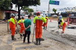 Vereador acompanha andamento das obras na avenida 1º de Agosto