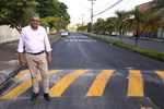 Paulo Campos conferiu o recapeamento em visita à região nesta segunda-feira