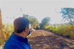Wagnão verifica obras de melhorias em estrada municipal