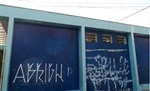 Fachada da edificação, antes de ser pintada
