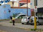Avenida Dois Córregos - Ponto de ônibus existente, que fica em frente ao local proposto