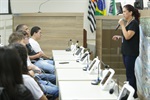 Alunos da Escola Estadual "Professora Dionetti Callegaro Miori" participaram do "Conheça o Legislativo" na tarde desta quarta-feira (8)