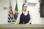 Alunos da Escola Estadual "Professora Dionetti Callegaro Miori" participaram do "Conheça o Legislativo" na tarde desta quarta-feira (8)