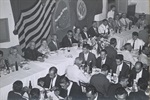 Banquete da posse do primeiro mandato, em 1960