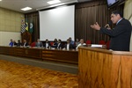 O vereador Paulo Campos ao fazer uso da palavra