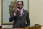 Presidente da OAB - Piracicaba, Fábio de Moura, discursando