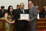 Entrega de homenagens