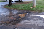 Como estava o trecho antes de o pedido de Moschini ser atendido pela Prefeitura...
