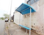 Ponto de ônibus avenida Rio das Pedras