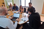 A reunião aconteceu na manhã desta quarta-feira (19), na sede da Fundação para o Desenvolvimento da Educação (FDE)