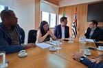 A reunião aconteceu na manhã desta quarta-feira (19), na sede da Fundação para o Desenvolvimento da Educação (FDE)