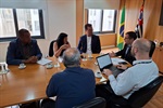 A reunião aconteceu na manhã desta quarta-feira (19), na sede da Fundação para o Desenvolvimento da Educação (FDE)
