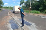 Vereador fiscaliza obras na avenida Rio das Pedras