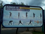 Academia ao ar livre no bairro São Jorge