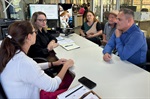 Reunião aconteceu na secretaria municipal de Saúde, na manhã desta terça-feira (20)