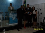 Entrega Moção ao coral  Uma Nova Geração de Adoradores