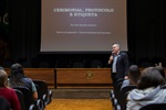 Ministrado por Marcelo Bandeira, Chefe do Setor de Cerimonial da Câmara Municipal de Piracicaba, curso foi realizado no Salão Nobre "Helly de Campos Melges"