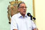 Entrega de título de Cidadão Piracicabano ao radialista Gerson Mendes - Artenio de Mello