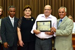Solenidade de entrega de título de Cidadão Piracicabano ao radialista Gerson Mendes 