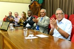 Solenidade de entrega de título de Cidadão Piracicabano ao radialista Gerson Mendes 