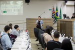 Alunos das turmas 165 e 171, que participaram do Conheça o Legislativo na manhã desta quarta-feira (2)