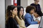 Alunos das turmas 165 e 171, que participaram do Conheça o Legislativo na manhã desta quarta-feira (2)