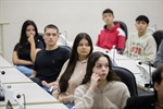 Alunos das turmas 165 e 171, que participaram do Conheça o Legislativo na manhã desta quarta-feira (2)