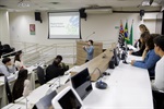 Alunos das turmas 165 e 171, que participaram do Conheça o Legislativo na manhã desta quarta-feira (2)