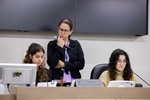 Alunos das turmas 165 e 171, que participaram do Conheça o Legislativo na manhã desta quarta-feira (2)