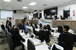 Alunos da turma 169 participaram do Conheça o Legislativo na tarde desta quarta-feira (2)