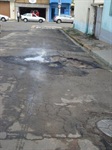 Asfalto danificado era um problema para motoristas e moradores do local