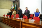 Luiz Arruda e Chico Almeida foram os vereadores que compuseram mesa