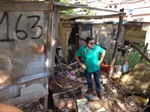 Vereador conferiu os efeitos da falta de infraestrutura no dia a dia dos moradores