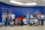 Grupo que participou do tour na tarde desta sexta-feira