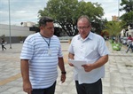 Assessoria do vereador acompanhou engenheiro da Semuttran