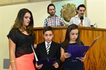 Entrega de título de Cidadão Piracicabano a Ediberto Diamantino