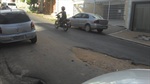 Pista com cratera