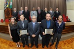 Homenageados e Mesa Diretiva