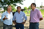 Vereador com secretários de Obras e Trânsito 