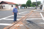 Valeta avenida Manoel Conceição 