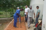 Gilmar Rotta, em visita ao local hoje, acompanhou a obra