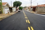 Bairro recebeu novo asfalto esta semana