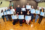 Homenageados e autoridades
