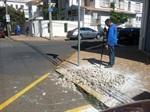 Guias são rebaixadas na área central a pedido de André Bandeira