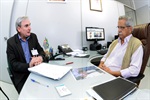 O vereador e o ex-prefeito de Salto discutiram temas de alcance regional